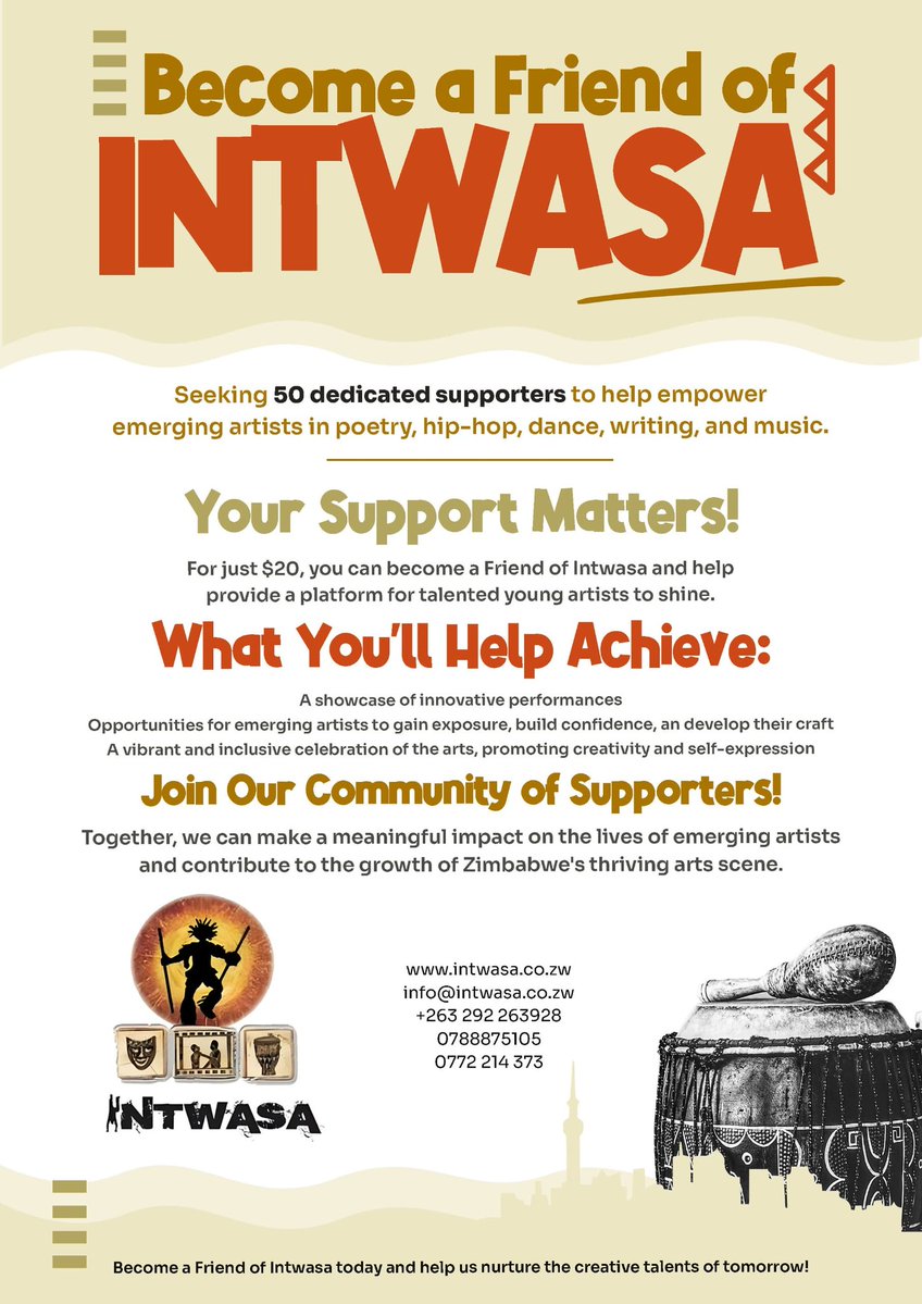 RaisedonB's tweet image. Help us thank Thamsanqa N. Ncube for supporting Intwasa as a friend of the festival.