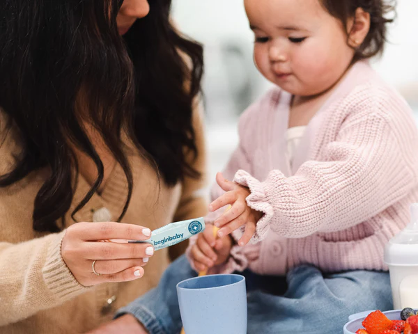 This is why we created <a href="/BeginHealth/">Begin Health</a> —  to build, nourish and repair the gut microbiome of babies and kids.

If you are combo feeding or infant formula feeding, we built Beginbaby Pre+Pro with HMOs to help feed and seed where formulas fall short.

Beginbaby biome builder contains
