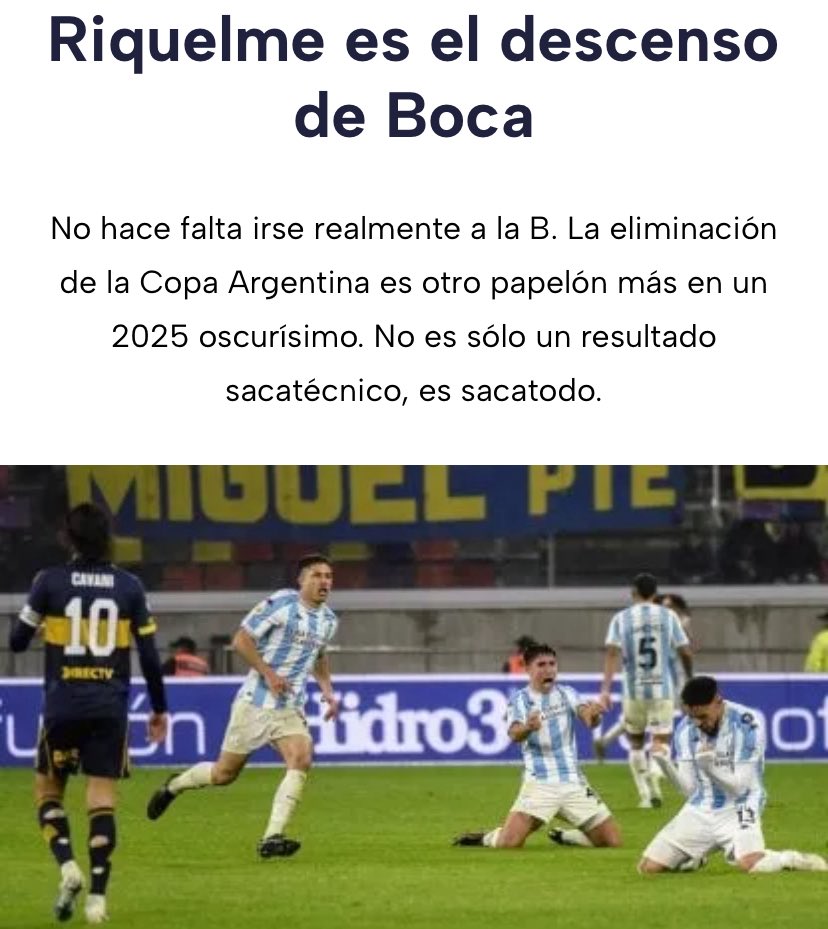 Este boca 👎
Ya renunció Riquelme? 
Que espera? Perdemos todo lo que jugamos! 
No perdamos la categoría!