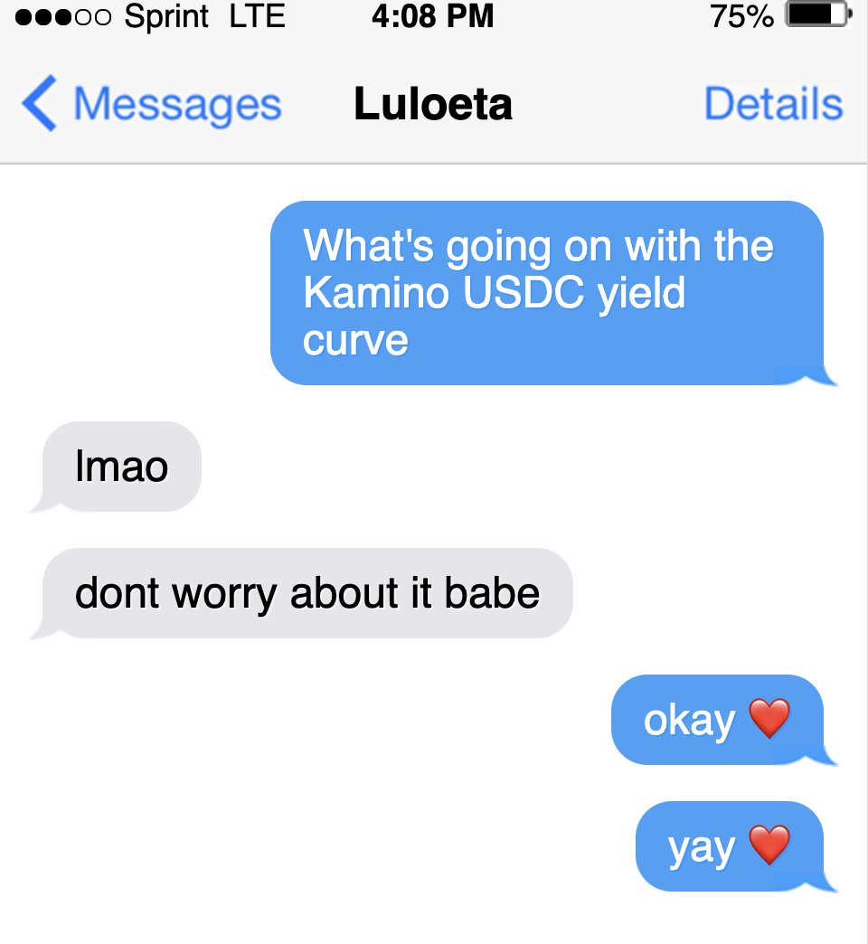 uselulo's tweet image. For users wondering about @KaminoFinance changes to their USDC rate curves