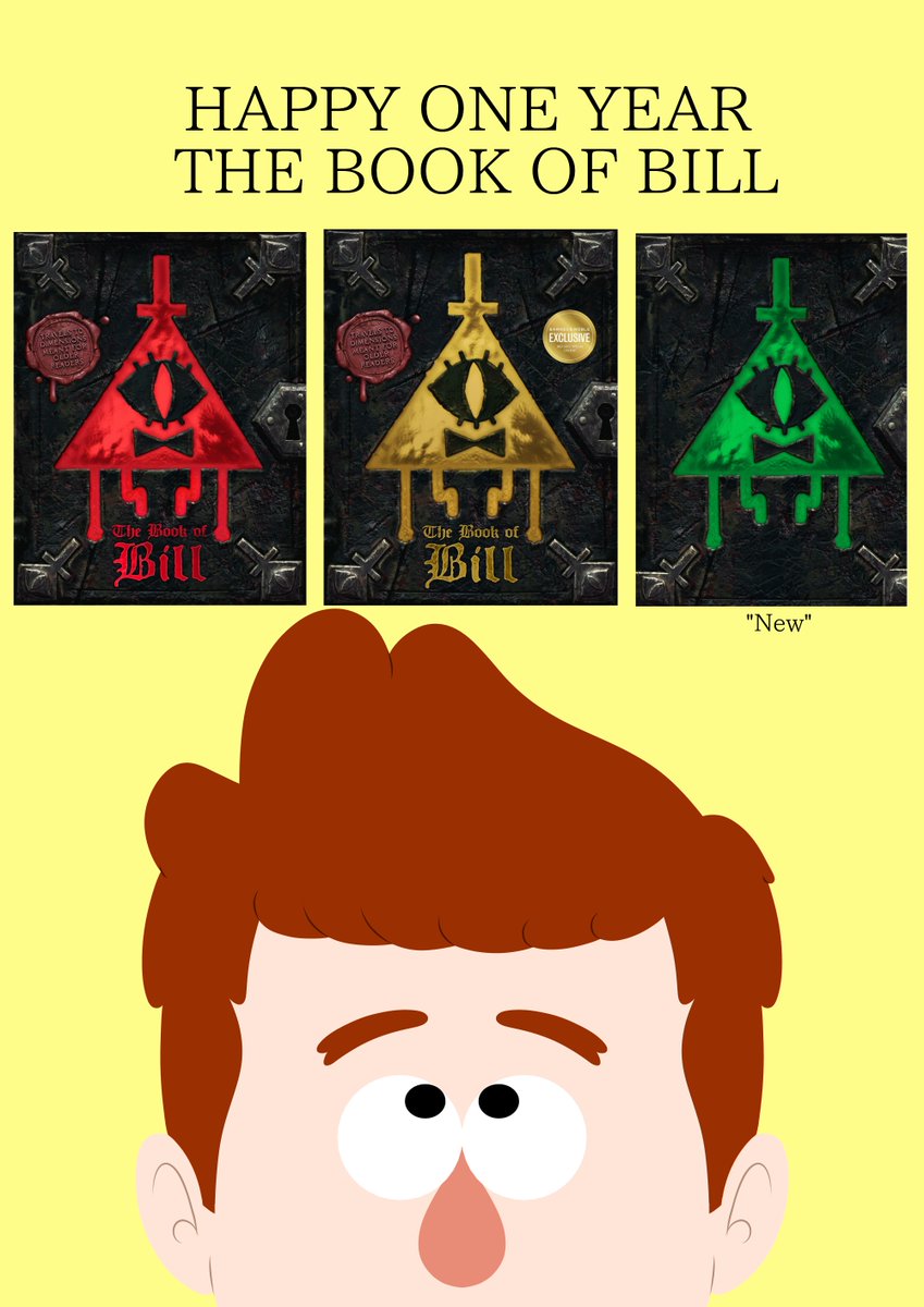 Jin_S7's tweet image. The Book of Bill turns 1 year old

#GravityFalls #TheBookOfBill