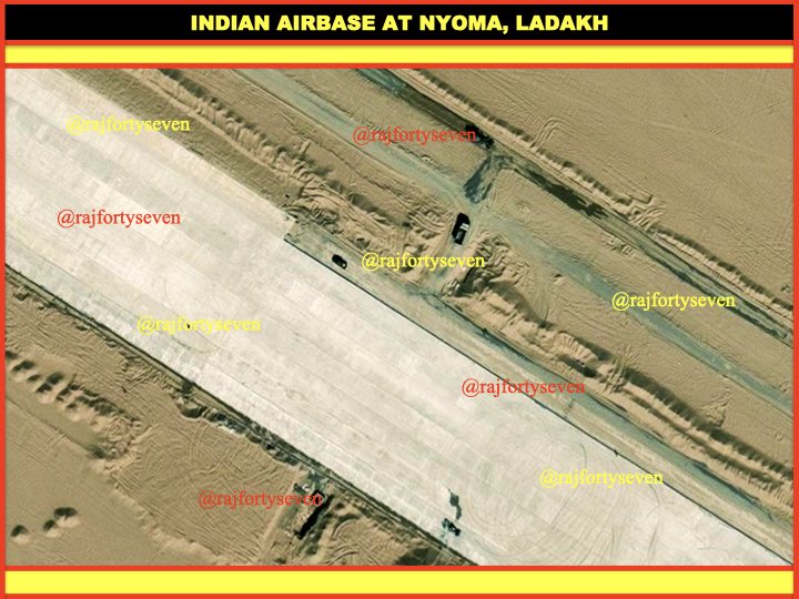 rajfortyseven's tweet image. #India’s #Nyoma airbase was recently in news.
The construction speed is extremely slow.
Only one machine will not be able to meet deadlines.
Need to hasten project & complete ASAP.
Also need more #MQ9 or #HALE #UAV #UCAV.