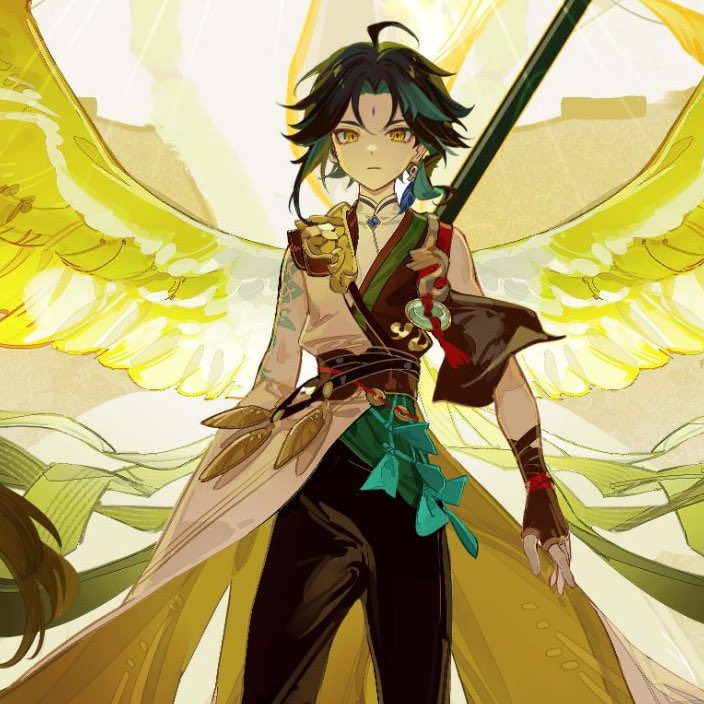 _xiiie_'s tweet image. Me if Hoyo release a skin for Xiao เดฆเตเดฆเดฟ หอฬ๊ณหอฬ )โง