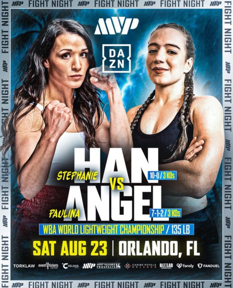 DopeDJ's tweet image. Booked my hotel just incase I decide to attend …
Y’all think this card is worth a quick trip to Orlando?
#Boxing