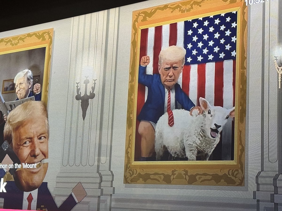 Dear MAGA Morons, In case you didn’t understand the metaphor, you’re the sheep, in this image from the new South Park episode.