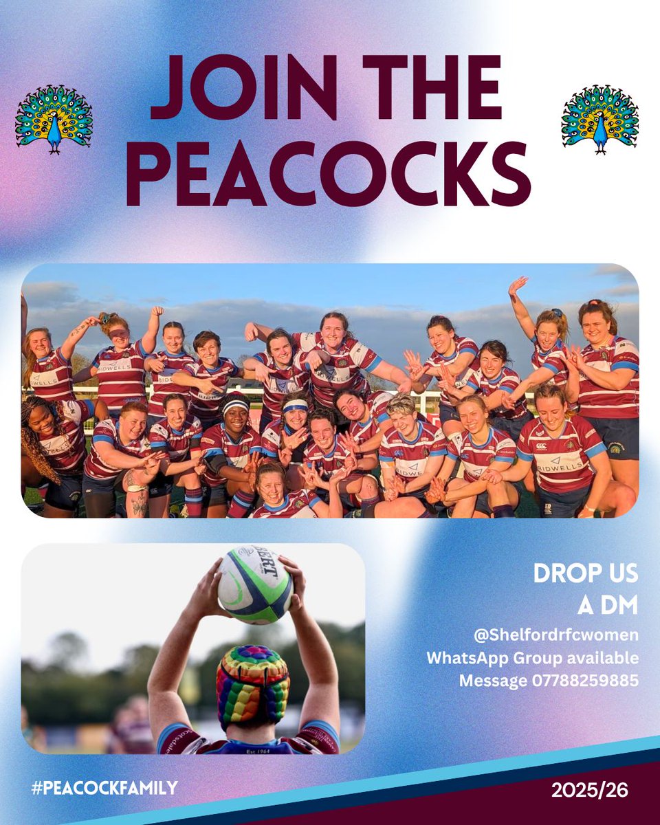 Will we see you at training tonight? 🏉

📍 Shelford Rugby Club
📆 Every Tuesday and Thursday
🕖 7pm