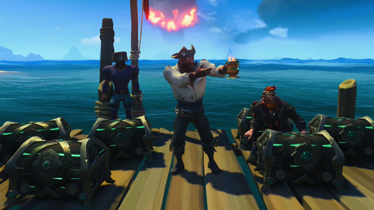 _DoomOfSarnath_'s tweet image. Had a good sail with the OGs @Fierzen_Beard and @GreaseMonkeyGod did a little gilded and might have found someone else’s. Hehe 😜 
#SeaOfThieves @SeaOfThieves 
#BeMorePirate