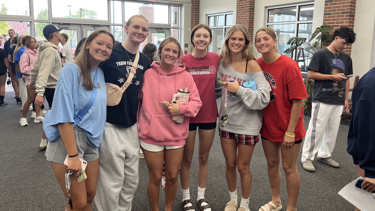 New Palestine High School (@voelzjames) on Twitter photo These seniors are ready for an awesome year!! <a href="/ginapleak/">Gina Pleak, Ph.D.</a> <a href="/NewPalAsstSup/">Katy Eastes</a> <a href="/MooreNPJH/">NPHS Asst. Principal & Girls Varsity ๐ Coach</a> <a href="/NewPalCS/">New Palestine Community Schools</a> #WeAreDragons These seniors are ready for an awesome year!! <a href="/ginapleak/">Gina Pleak, Ph.D.</a> <a href="/NewPalAsstSup/">Katy Eastes</a> <a href="/MooreNPJH/">NPHS Asst. Principal & Girls Varsity ๐ Coach</a> <a href="/NewPalCS/">New Palestine Community Schools</a> #WeAreDragons