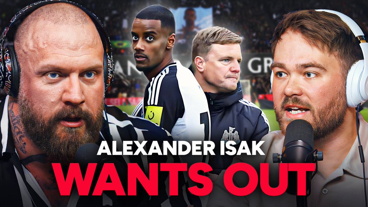 thekickofftg's tweet image. Newcastle in CRISIS! - Isak Skips Pre-Season Tour
watch 👉🏼 youtu.be/4PEv5HL55PE?si…