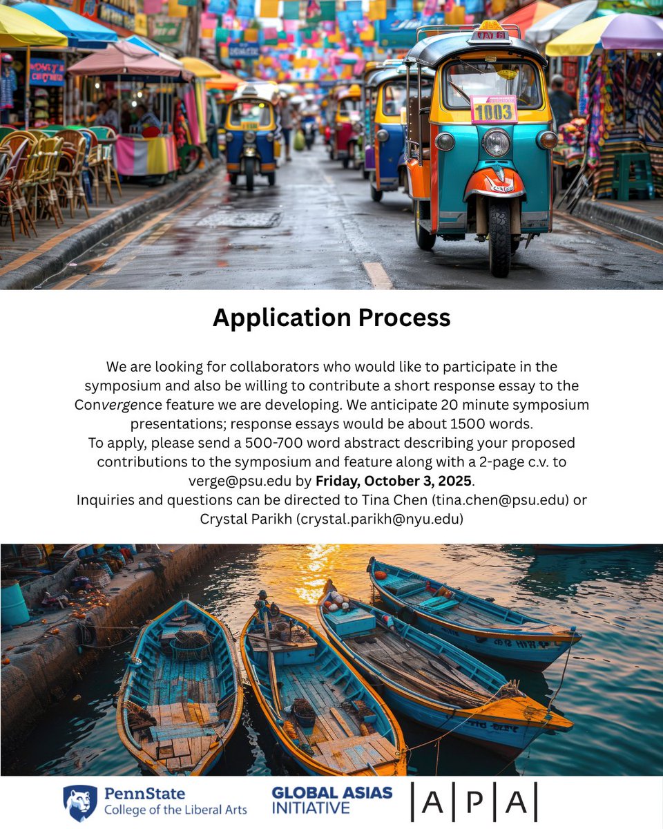 GAI and the <a href="/APAInstitute/">Asian/Pacific/American Institute at NYU</a> are inviting applications for a collaborative project on the varied modes of conveyance that facilitate the movements by which Global Asias come into existence. We are seeking a diverse group of participants for a linked set of opportunities.