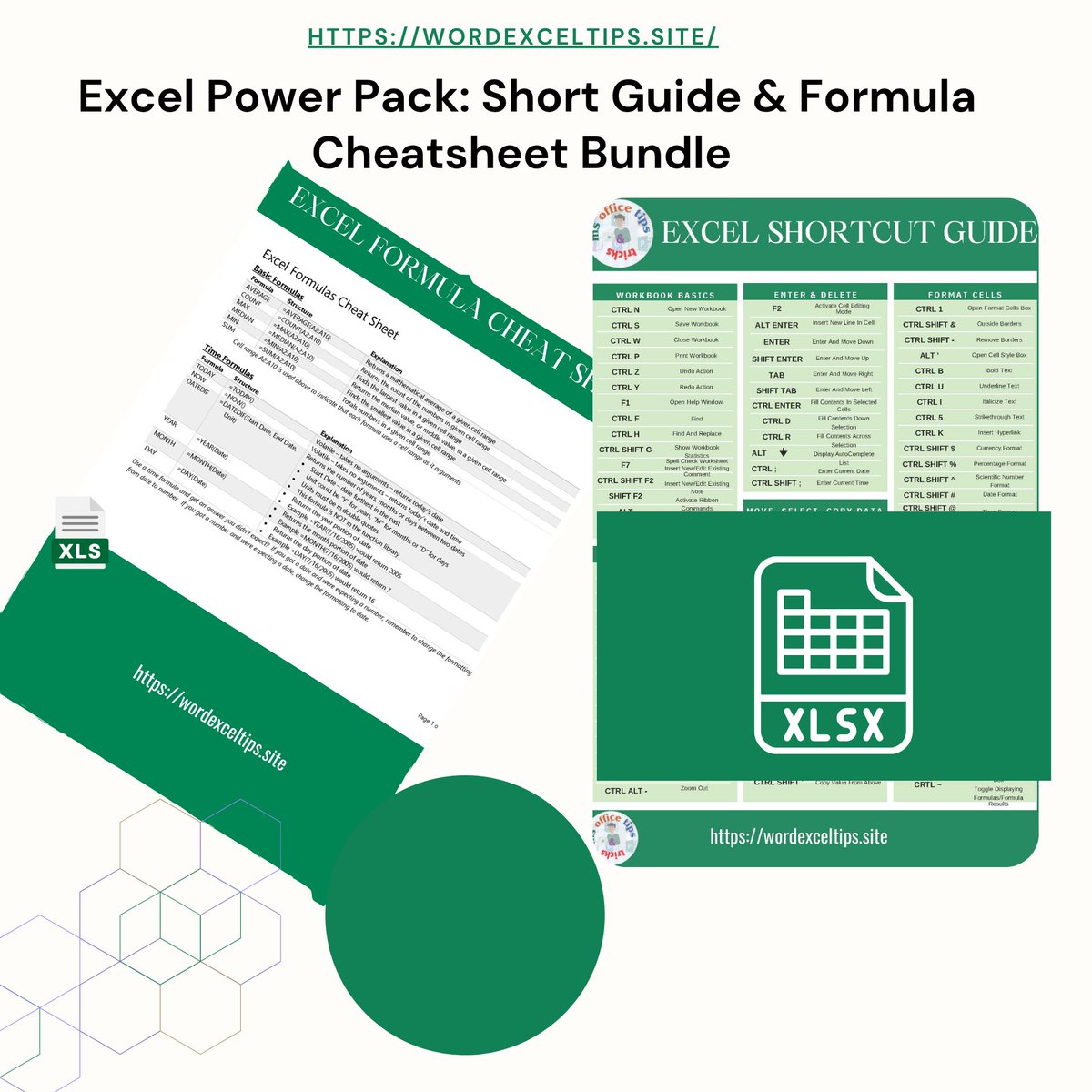 luchizmoogd's tweet photo. Excel Power Pack: 
Shortcut Guide &amp; Formula Cheat sheet Bundle

Supercharge your Excel skills with this essential 2-PDF bundle designed for students

check the Excel Power Pack Here:..
👇
https://t.co/koa7JO6sDw

#excel #msexcel  #microsoftexcel #cheatsheets #spreadsheets https://t.co/FKbA8bQd7l