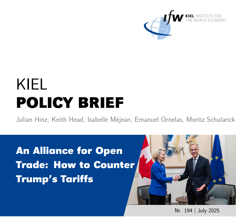 kielinstitute's tweet image. The US is playing countries off against each other. A coalition of the 🇪🇺,🇨🇦,🇲🇽,🇧🇷 &amp;amp; 🇰🇷 could put real pressure on Washington with a joint response. They would have strong leverage against tariffs. Read more in the new KPB 👉 ifw-kiel.de/publications/a… 
@MSchularick @julianhinz…