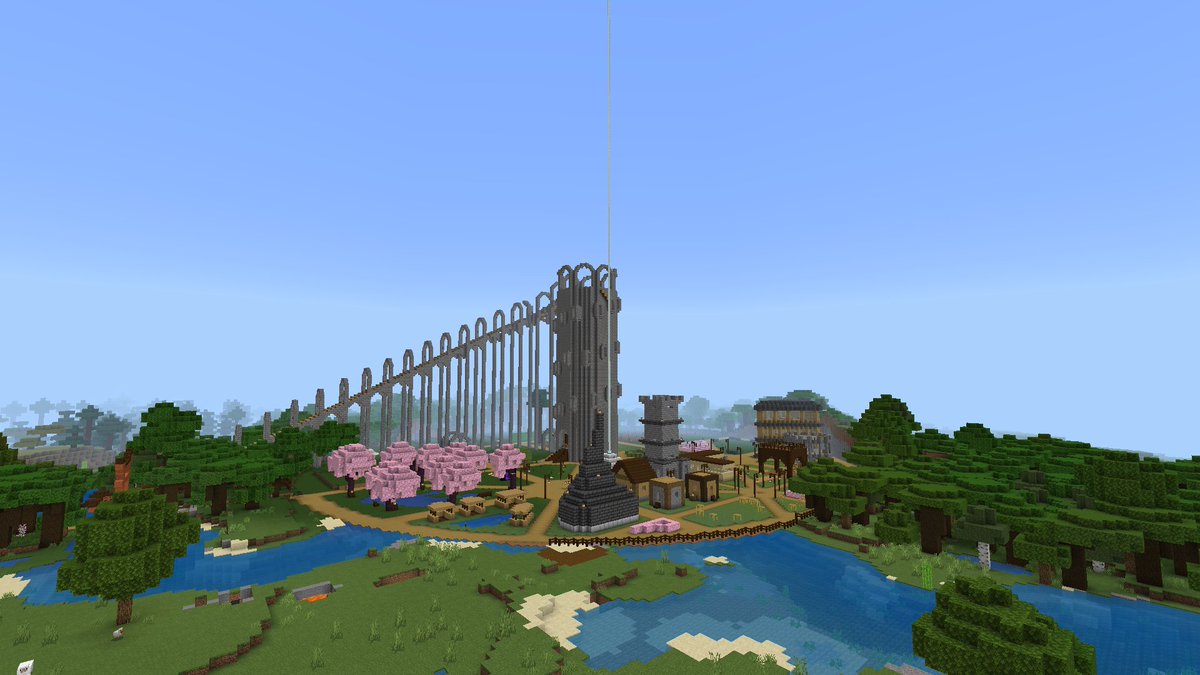 Inakrr's tweet image. Si alguien quiere construirse una casita en mi mundo de bedrock estáis más que invitad@s, que me gusta ir llenándolo de cositas. Puedo proveer comidas y herramientas para suplir a un batallón así que de eso no os preocupéis.