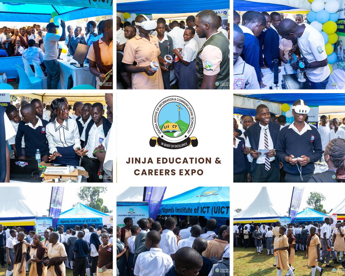 UICTug's tweet image. #HappeningNow!
UICT is thrilled to be part of the Jinja Education Expo, currently taking place at Jinja Senior Secondary School! We’re showcasing cutting-edge innovations in:
 🔹 Augmented Reality (AR) &amp;amp; Virtual Reality (VR)
 🔹 Electrical Engineering Technologies
 🔹…