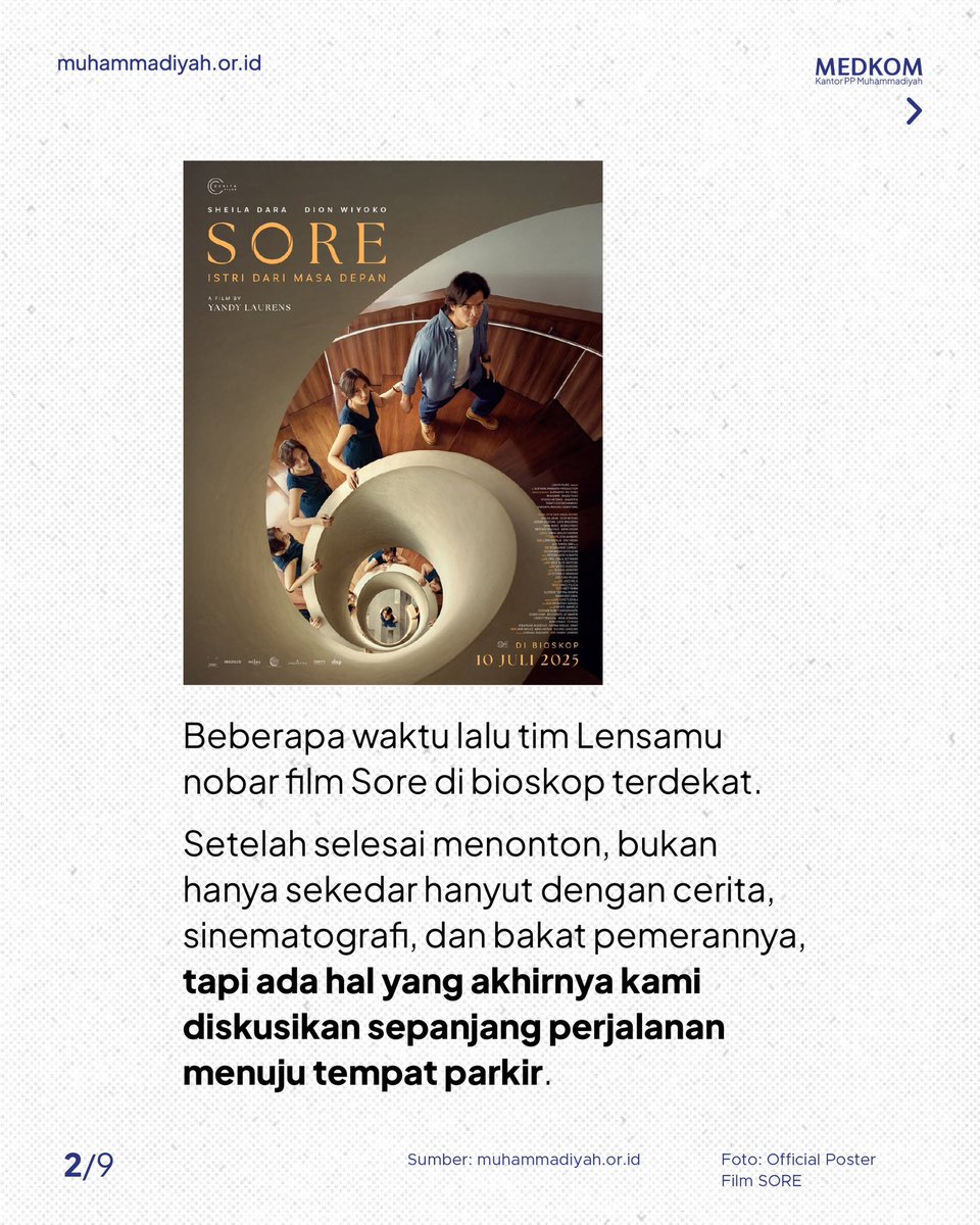 Perintah iqro’ bukan sekedar baca Al-Qur’an, dari nonton film kita bisa lho kaitkan dengan hal-hal baik yang bisa kita jadikan bahan perenungan.

(1-2/9)

#HidupSehat #Sore #HidupBermanfaat