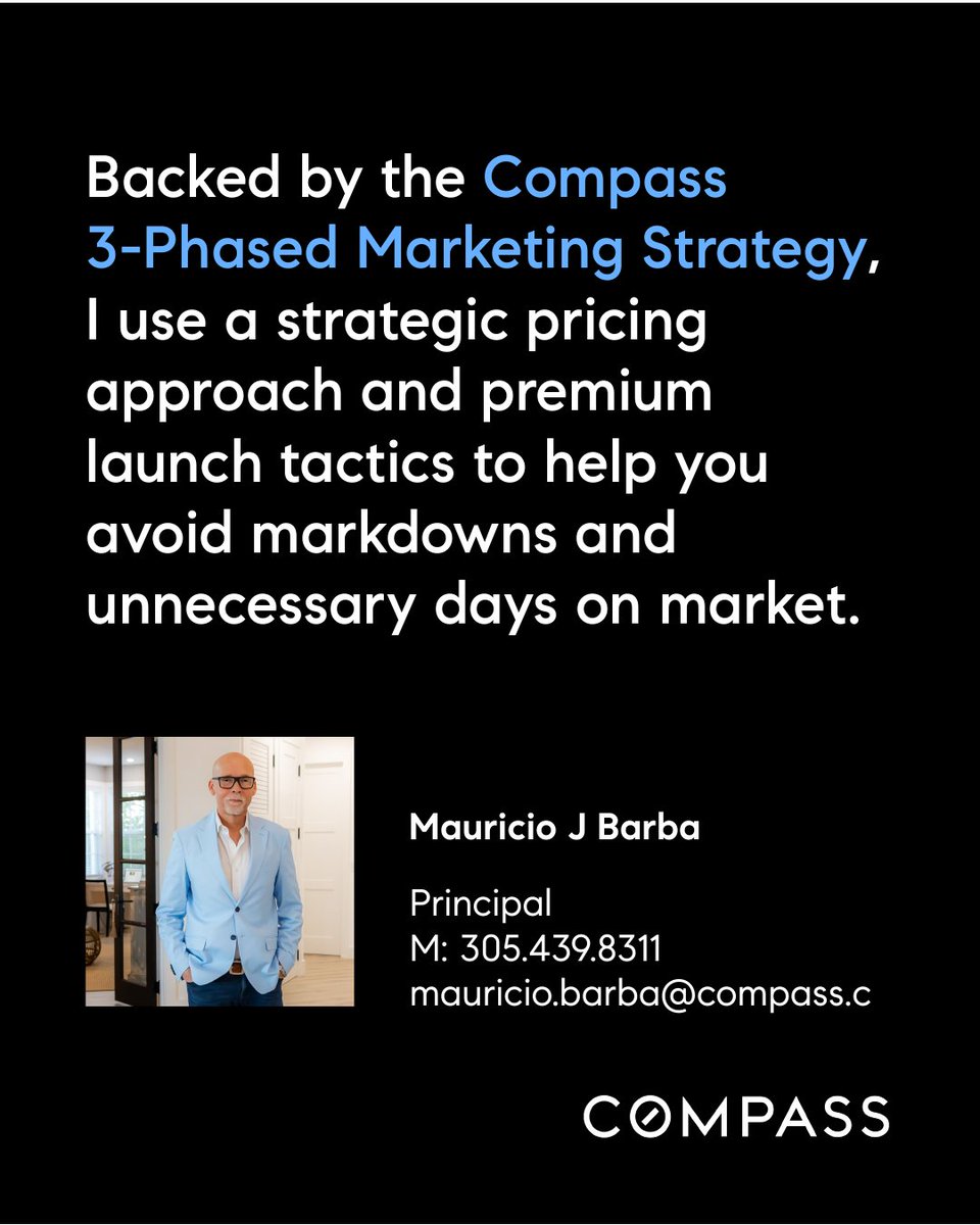 MauricioJBarba's tweet image. With housing inventory up significantly across the country and 41% of active listings seeing price reductions, buyers are more likely to be selective and price-sensitive than they have been in recent years.

#MiamiSignatureHomes #compassrealestate #miamirealestate #coralgables