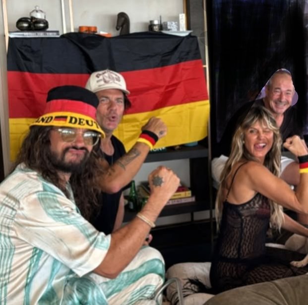 Thanks for Cheering Today Lets Go Germany ♥️🇩🇪 <a href="/heidiklum/">Heidi Klum</a>