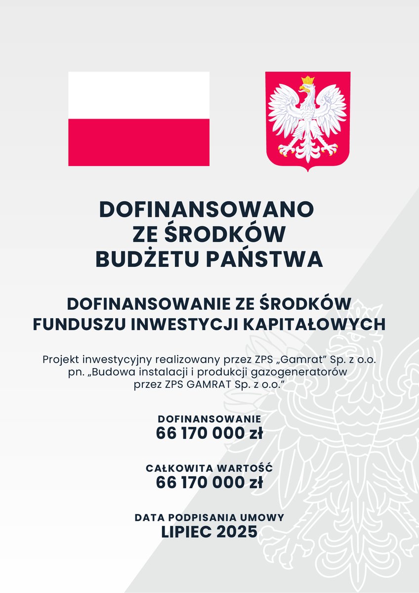 Polska Grupa Zbrojeniowa🇵🇱 (@pgz_pl) on Twitter photo 📢#PGZ realizuje strategiczne inwestycje w: Zakłady Metalowe #Dezamet S.A., <a href="/PGZ_MESKO_SA/">MESKO S.A.</a>, Zakłady Chemiczne #NitroChem S.A. i ZPS #Gamrat Sp. z o.o. na rozwój produkcji amunicji 155 mm. Projekty dofinansowano z Funduszu Inwestycji Kapitałowych, którego dysponentem jest <a href="/MAPGOVPL/">Ministerstwo Aktywów Państwowych 🇵🇱</a> 📢#PGZ realizuje strategiczne inwestycje w: Zakłady Metalowe #Dezamet S.A., <a href="/PGZ_MESKO_SA/">MESKO S.A.</a>, Zakłady Chemiczne #NitroChem S.A. i ZPS #Gamrat Sp. z o.o. na rozwój produkcji amunicji 155 mm. Projekty dofinansowano z Funduszu Inwestycji Kapitałowych, którego dysponentem jest <a href="/MAPGOVPL/">Ministerstwo Aktywów Państwowych 🇵🇱</a>