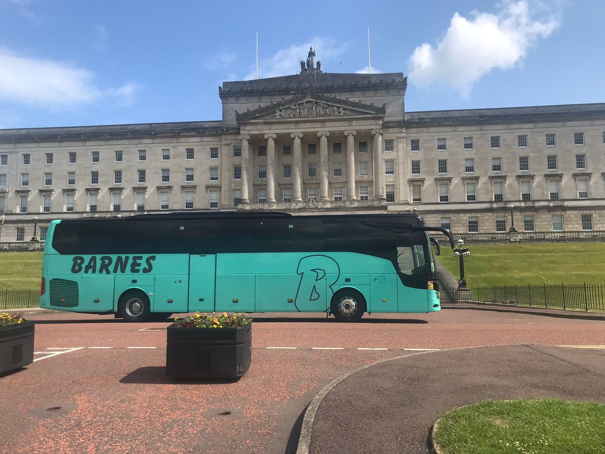 BarnesCoaches's tweet image. #Throwback to last month⏮️with driver Phil S. on tour in Belfast, Ireland 🇮🇪
with a stop at Stormont Parliament Building.
#coachholidays #coachtravel #BarnesCoaches #Ireland