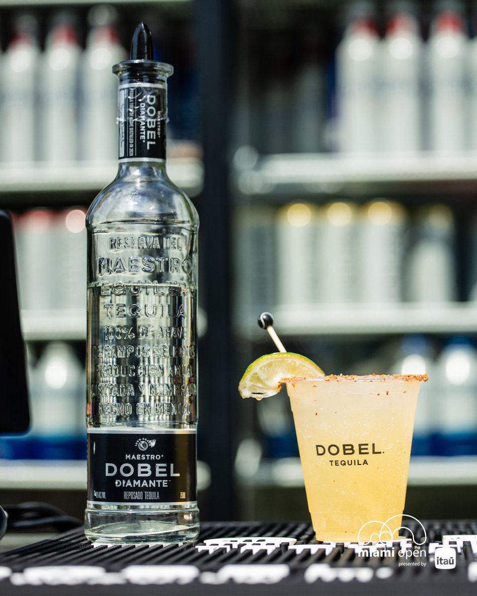 MiamiOpen's tweet image. Celebrate #NationalTequilaDay with @dobeltequila! 🍋‍🟩