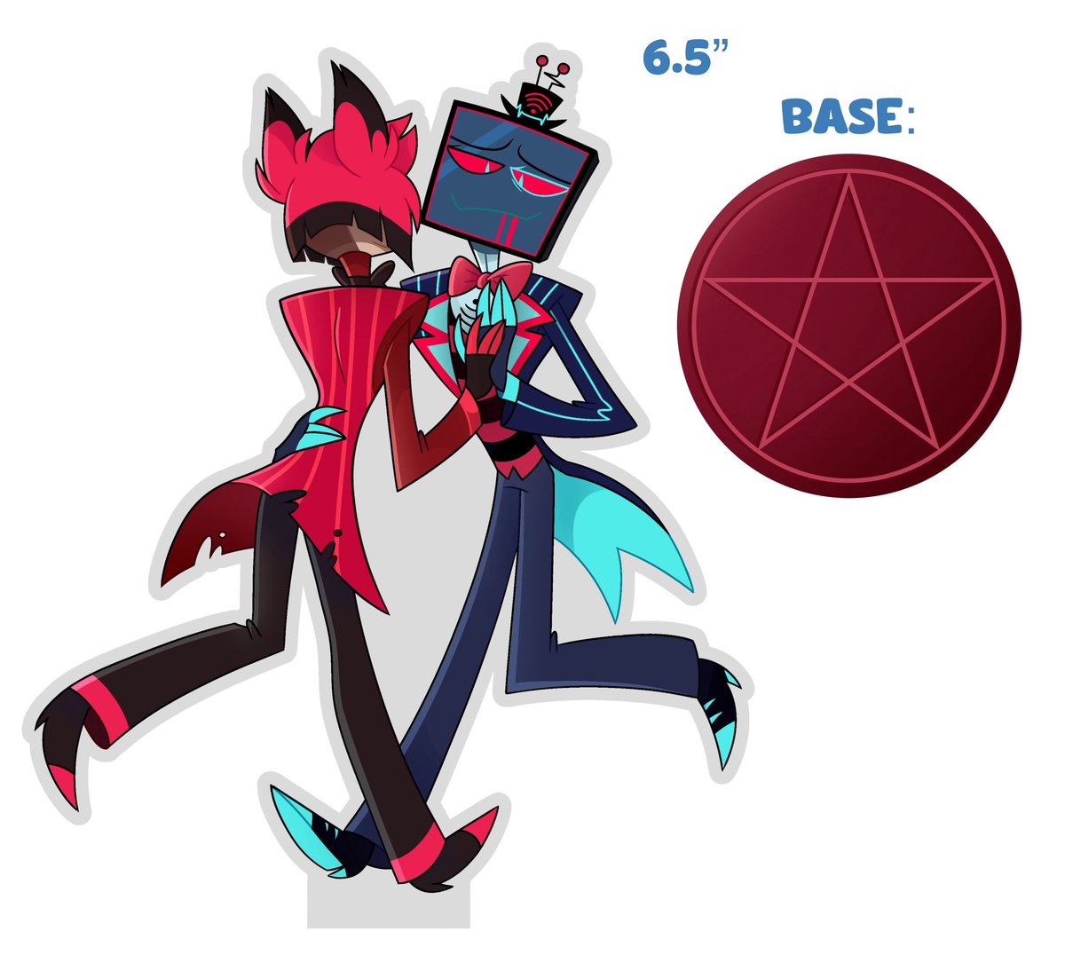 Interest check : would you buy this as a standee? #RadioStatic #HazbinHotel