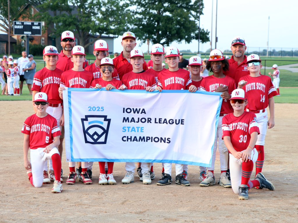 Lancers!!!!!!!!!!!  Congratulations 12u North Scott Little League players and coaches on winning the State Tournament!!  Go get em at Regionals!