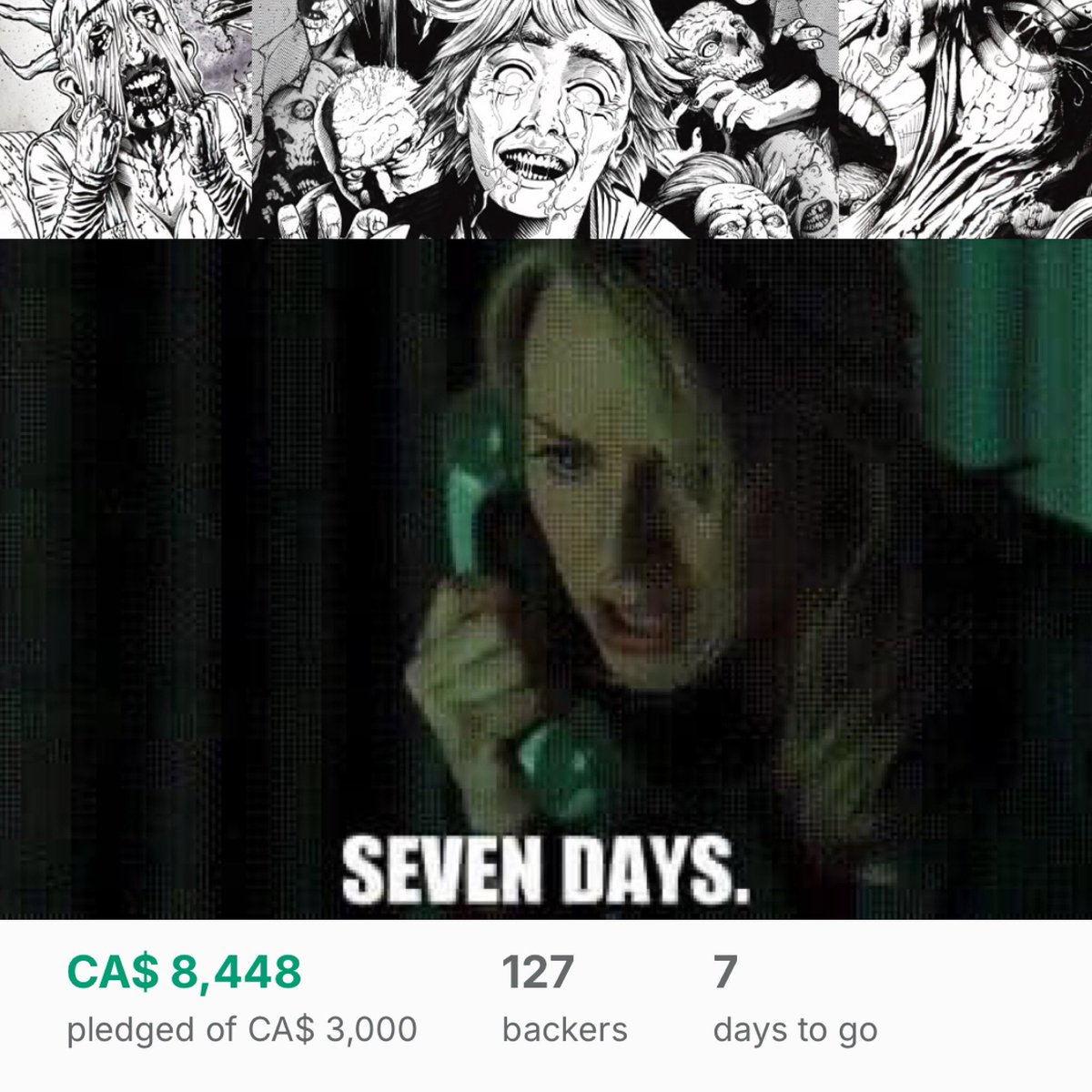 AdrieanKoleric's tweet image. FINAL WEEK!!! We are officially on the clock and steamrolling towards the end of the campaign! So if you haven’t yet hopped in board, the walls are closing in as we start our fateful descent!
kickstarter.com/projects/3pres…