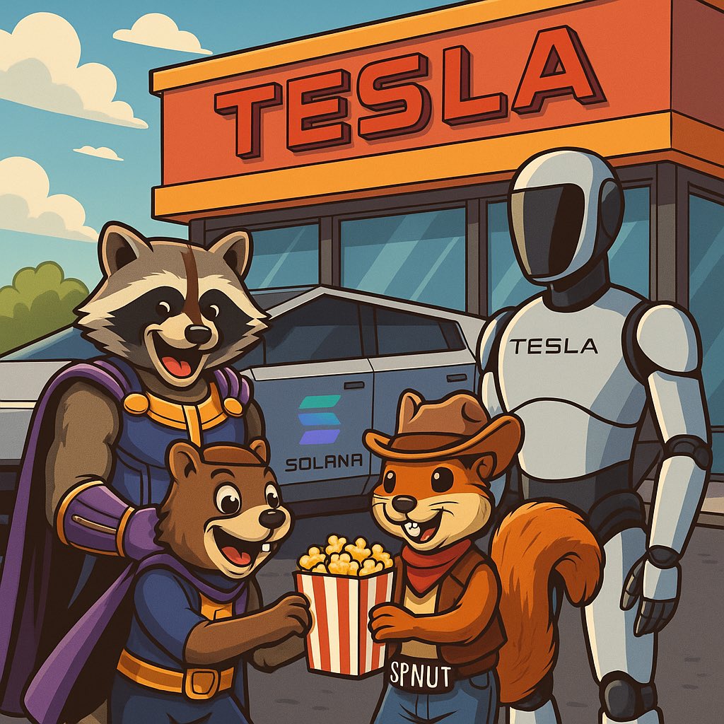 BohamdanSol's tweet image. Charging vibes. Poppin’ corn. $Fred & $Pnut living the future 🐿️🦝🤖
This diner’s got Solana flavor 🚀🍔