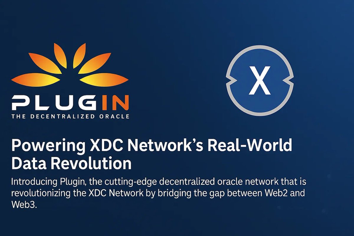 HTanaka34312's tweet image. 🔮 @GoPlugin oracle tech is unlocking real-world data on @XDC_Network_ !
• 🌍 Decentralized & trustless
• ⚡ Instant data feeds
• 🔐 Secure and transparent
🔗: medium.com/@vladpollard7/…
#PluginOracle #XDC #DeFi #Blockchain #Oracle #Web3 #XRP #ETH #BTC #XLM #SOL #BNB #ADA