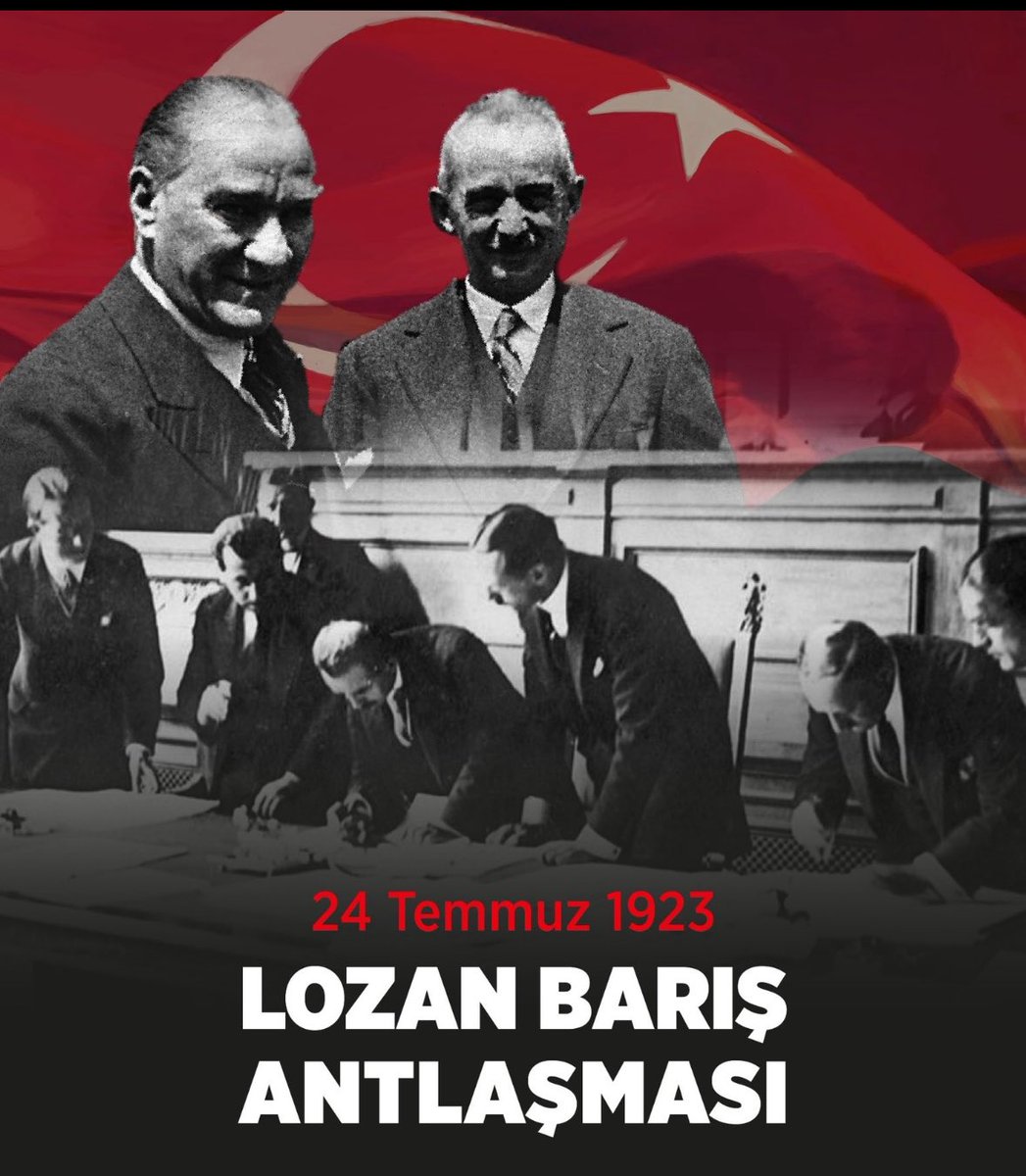 Ali_Oztunc's tweet image. Lozan Barış Antlasması; bu ülkenin tapusudur ve tapusu olarak kalmaya devam edecektir. Bir takım kendini bilmezlerin Lozan’ı tartışmaya açması aymazlıktır. Sevr'de kaybettiklerimizi
diplomatik bir zaferle tekrar kazanan
Mustafa Kemal Atatürk,
İsmet İnönü ve silah arkadaşlarını…