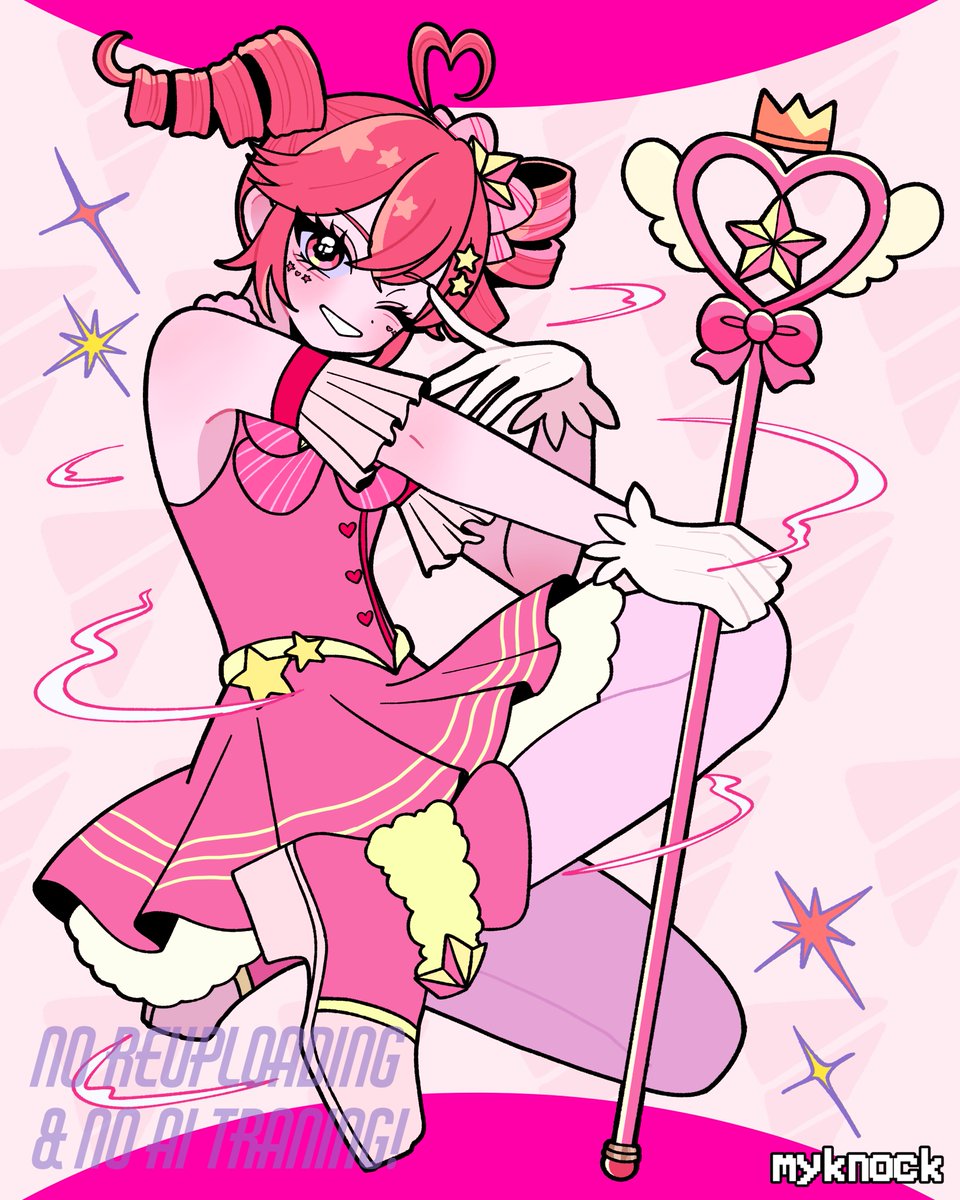 #重音テト
魔法戦士TETO☆TETO☆STAR!!🪄💖 .𖥔 ݁ ˖