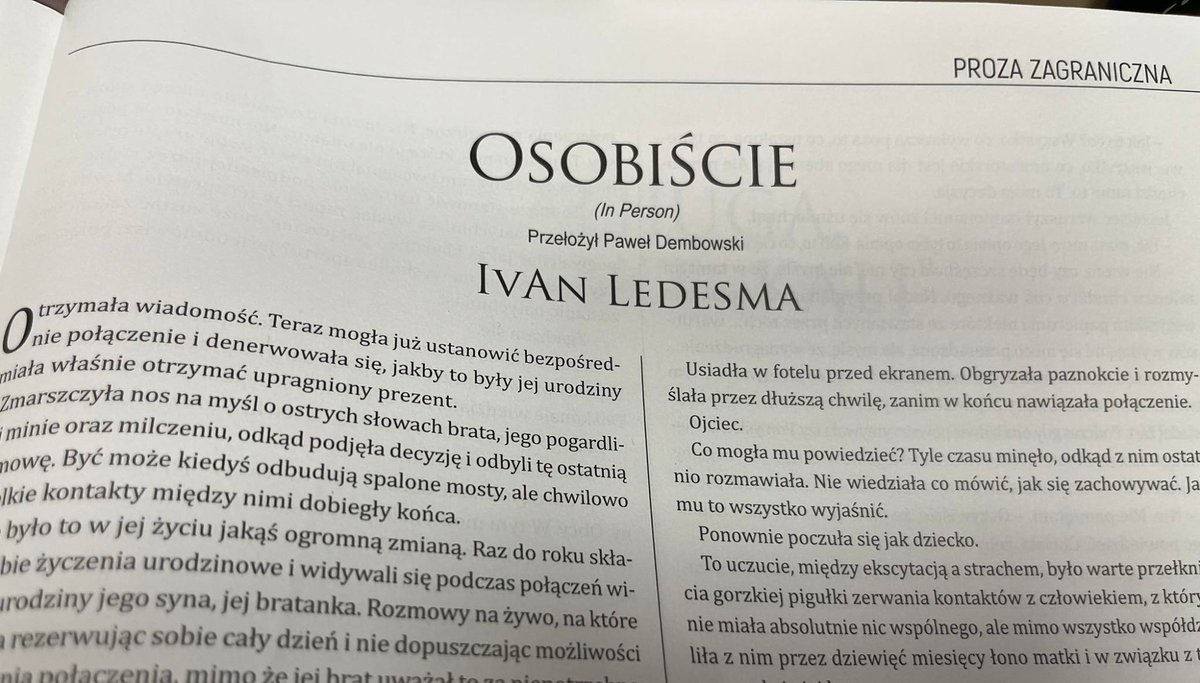 Oficialmente soy un tipo traducido al polaco.