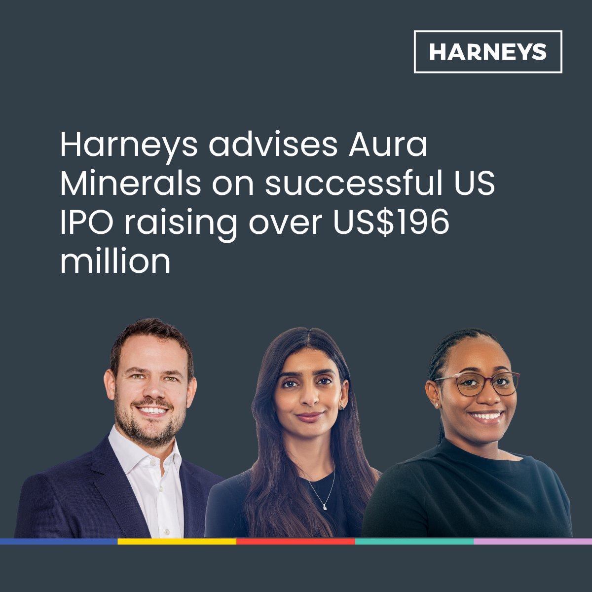 We acted as BVI counsel to Aura Minerals Inc. in respect of their successful initial public offering on the United States market, raising over US$196 million. The company priced its shares at US$24.25 each, reflecting strong investor demand.

Our team was led by Partner George