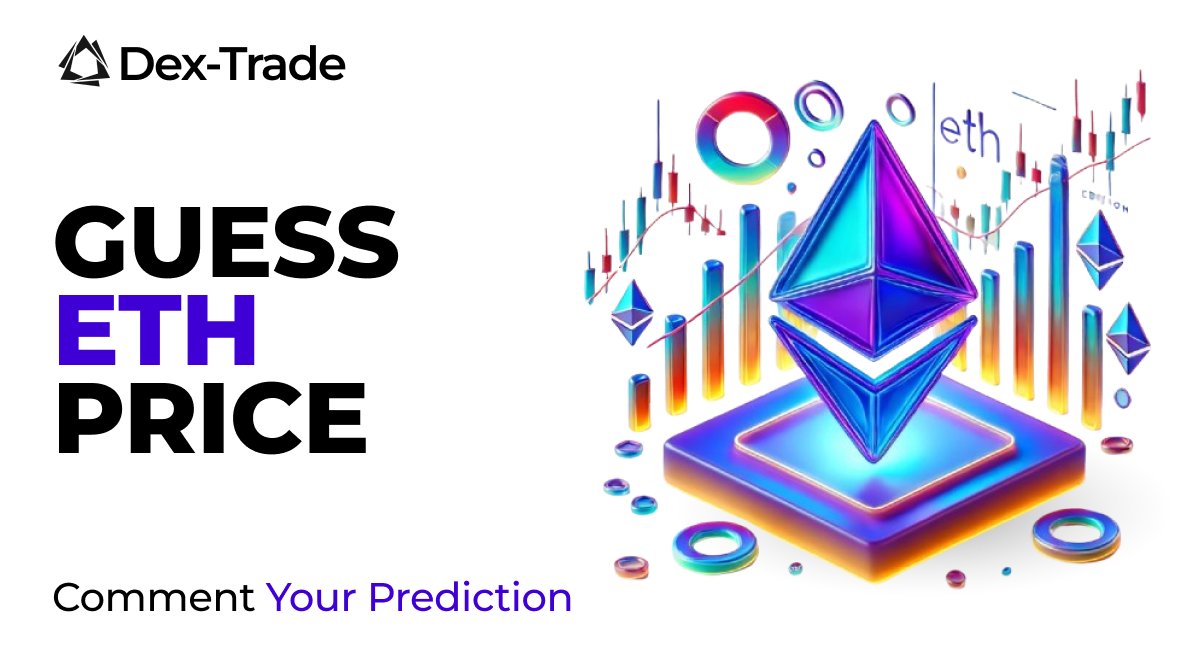 dextrade_'s tweet image. 📊 ETH Forecast Challenge is LIVE!
Think you can guess Ethereum’s price on July 30?
💬 Join our Telegram contest and drop your ETH price prediction in the comments!
🎉 10 lucky winners will get 1 USDT each
🕒 Winners announced on July 30
🔗 Join now: bit.ly/tg-eth-airdrop…