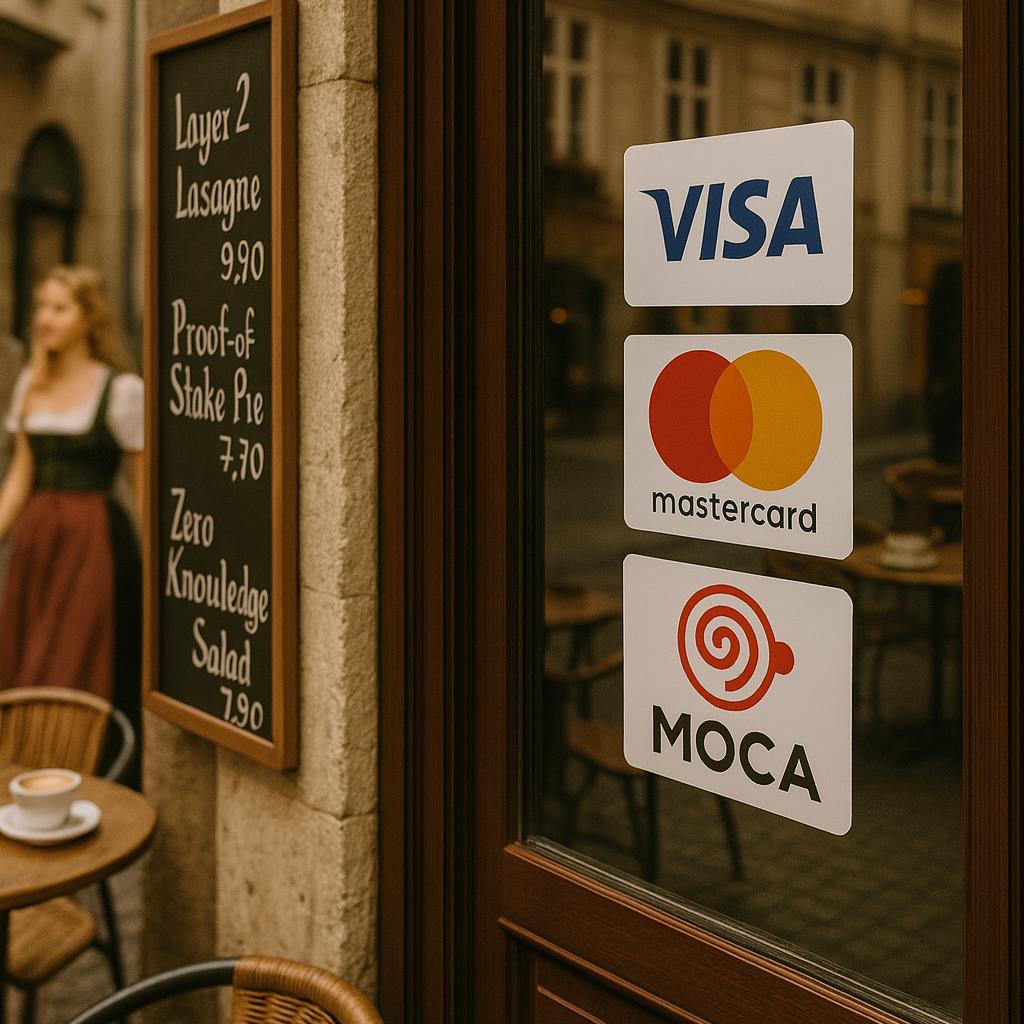 MOCA_app's tweet image. It’s early 2026
You pull up with friends to grab lunch and see this on the door
What crypto are you paying with?