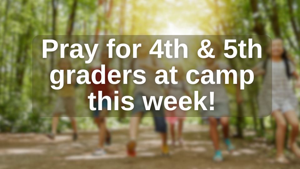 onlinecfc's tweet image. There&apos;s a group of CFC students - incoming 4th and 5th graders - at camp this week.  Pray for them to be safe but certainly pray for them to grow in their relationships with Jesus!