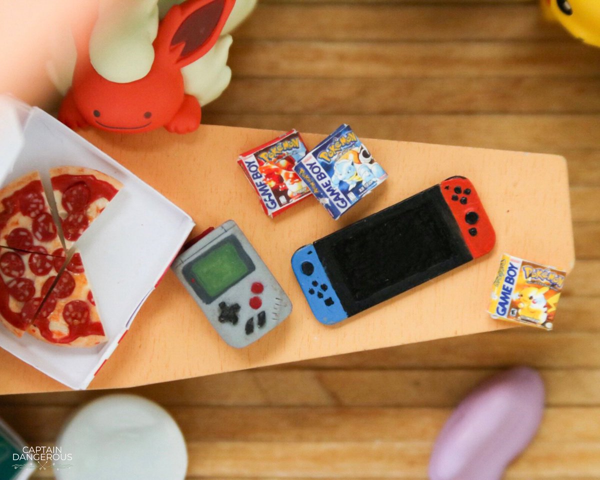 CaptDangerous64's tweet image. Pizza time! 🍕🥤#Pokemon