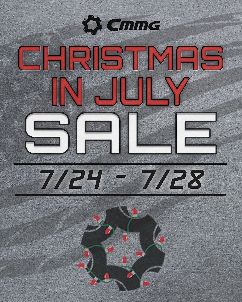 Don’t miss out on our Christmas in July Sale! We also have a limited edition cerakote color making an appearance. 👀

cmmg.com/sale