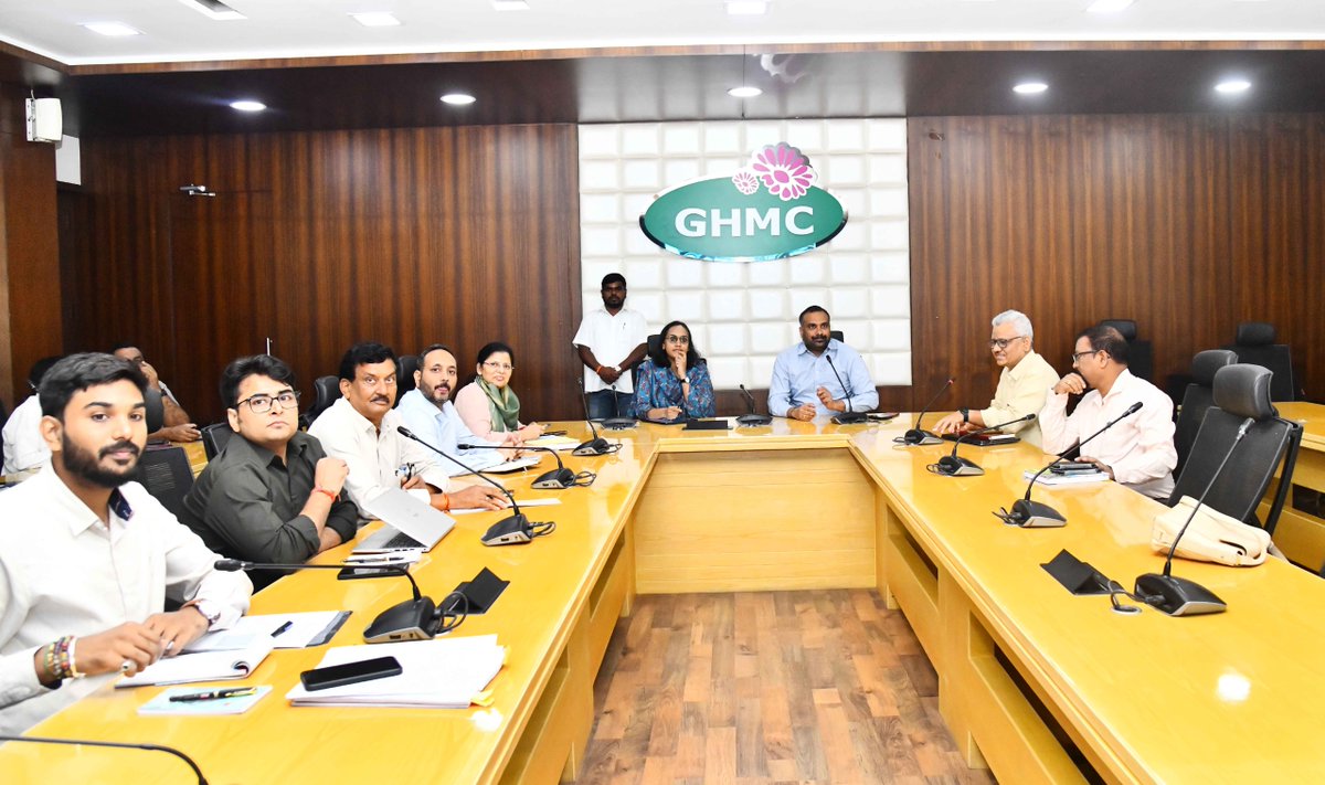 Urban Synergy in Action!!

A delegation from Jaipur Development Authority, led by Mrs. Anandhi, IAS (Commissioner), along with Mrs. Preeti Gupta, Mr. Ankur Dadheech, Mr. R.K. Sharma, Mr. Rushikesh Kolte, and Mr. Pankaj Sharma engaged with GHMC officials headed by Commissioner Sri