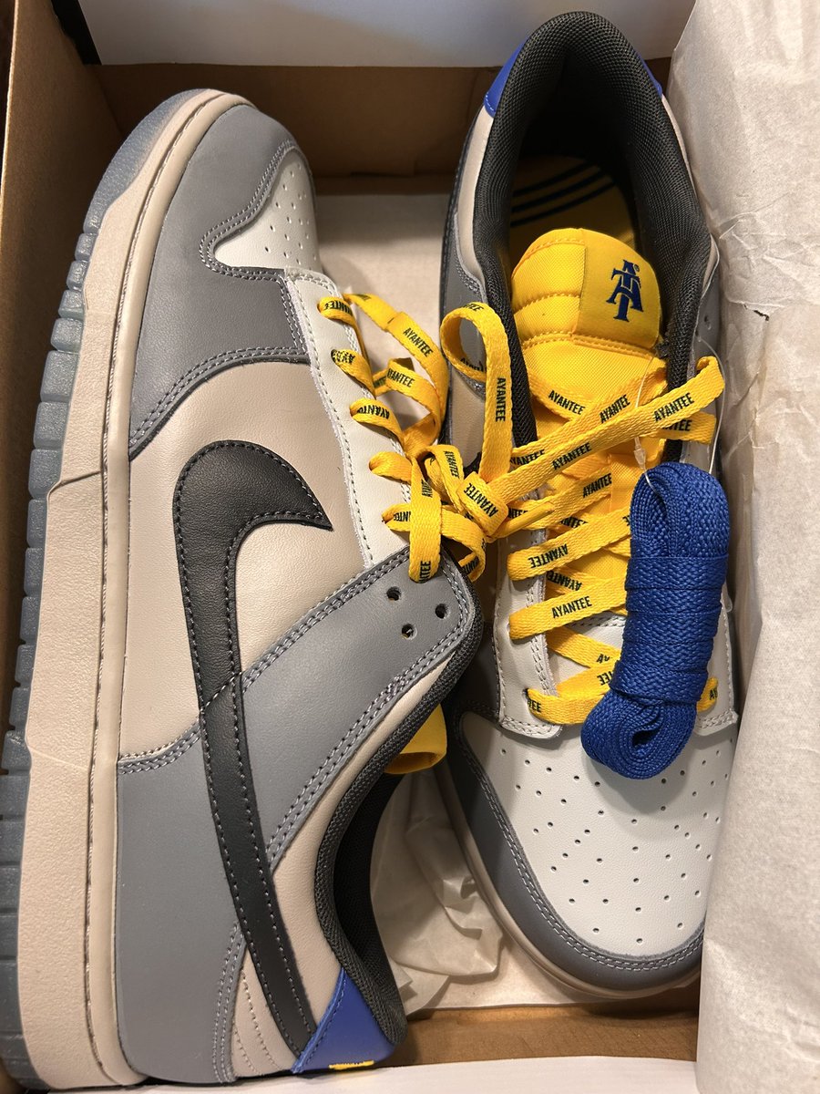 rtaborn's tweet image. My wife said I need to wear my shoes or get rid of them. I am selling these size 13 NC A&T Dunks; they are dead stock. Message me if interested. @ntaborn