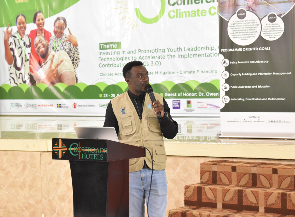 Welcome to Day 2 of the Conference!

Today, we are continuing to participate in attending the Third National Youth Conference on Climate Change, which is underway in Lilongwe. We shared insights on enhancing resilience in the climate change era.

Our Resource Development and