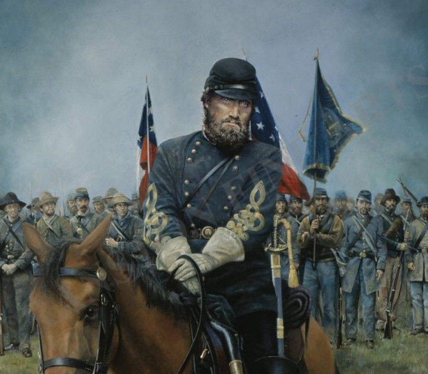 ConfederateShop's tweet image. "We see him now, -- the old slouched hat
Cocked o'er his eye askew;
The shrewd, dry smile, the speech so pat,
So calm, so blunt, so true.
The "Blue-Light Elder" knows 'em well;
Says he, "That's Banks, -- he's fond of shell;
Lord save his soul! we'll give him ---;" well,
That's…