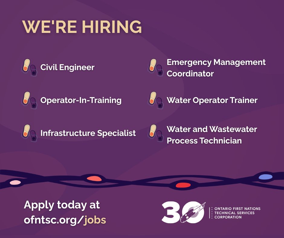 OFNTSC is hiring!

We’re looking to add to our team across multiple fields — from finance, housing and infrastructure, to emergency management and more!

Explore all current openings at ofntsc.org/jobs