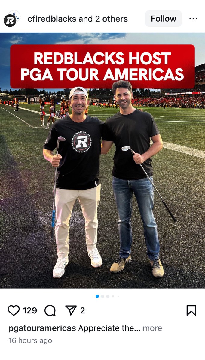 stadnek's tweet image. They must’ve heard that the @sskroughriders were going to have most, if not all, the @stadnekinv participants in attendance this week. Nice try, @REDBLACKS but you’ll need to do better than that.