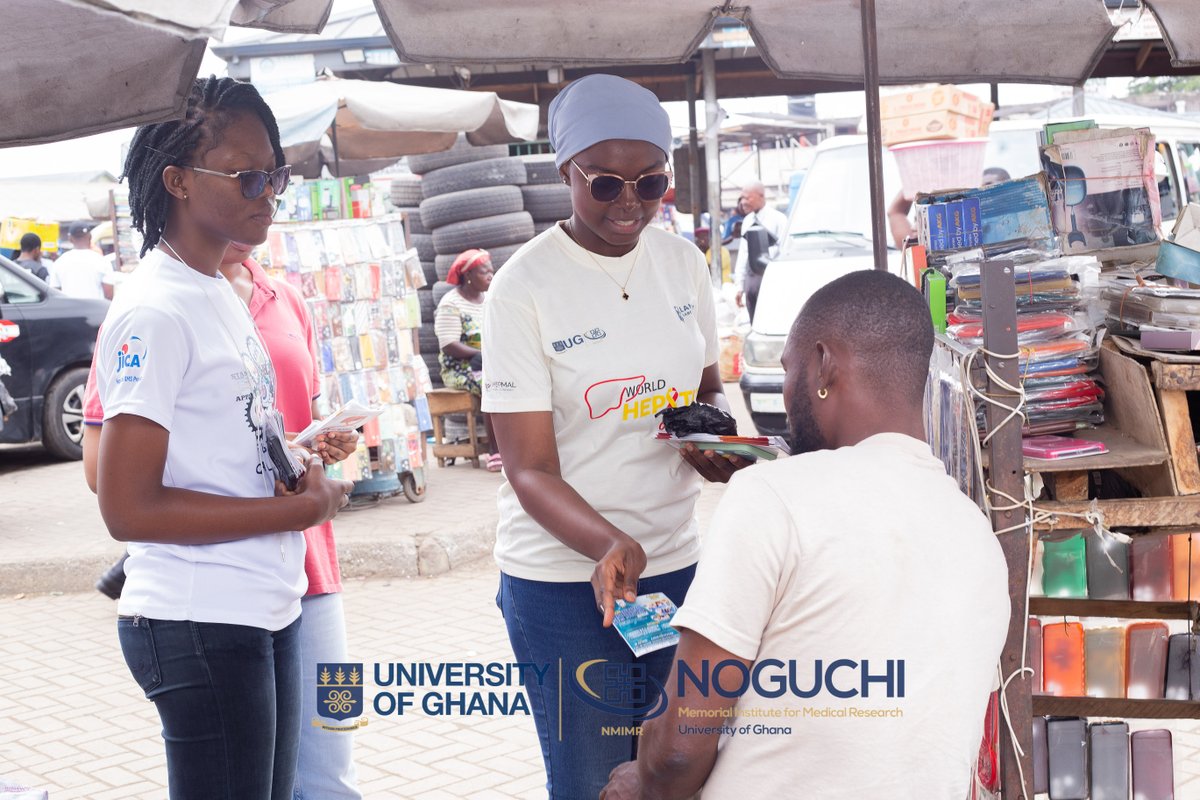 NMIMR_UG's tweet image. 📍We were in Kasoa!
Our outreach team sensitised the community on Hepatitis B, C, D & E ahead of our FREE screening & vaccination event.
🗓️ Happening tomorrow (Friday)
📌 Kasoa Station | 🕘 9:00 AM
Come test, learn & protect your health!
@DorothyYeboahM1 @UnivofGh