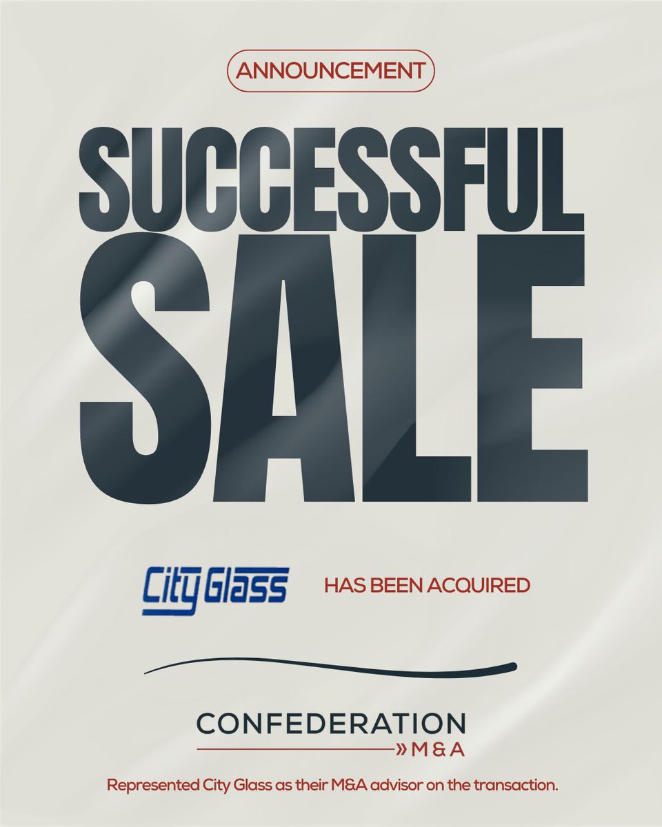 Confederation M&A tweet media