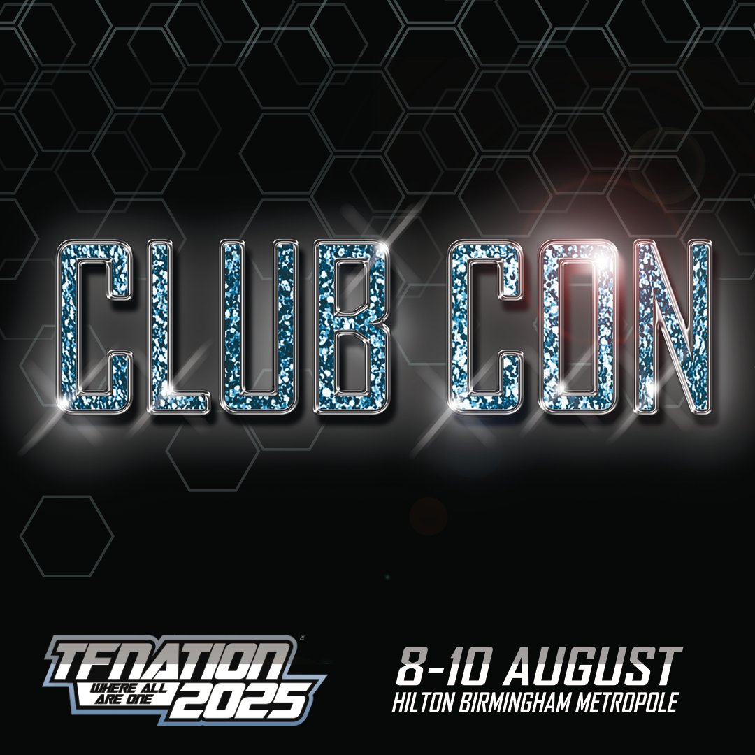 tfnationltd's tweet image. Tonight we&apos;ll be announcing our headline segment for this year&apos;s Saturday Night ClubCon event - you won&apos;t want to miss it!

Be sure to follow us so you see the update!

#TFNation #Transformers #LM #Macaddam
