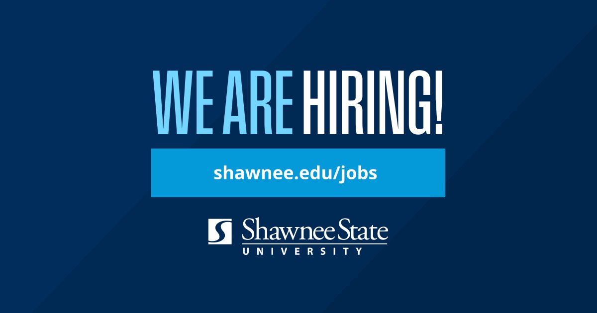 📢 #ShawneeState is hiring a Vice President for Academic and Student Affairs &amp; Provost! 

➡️ Apply now or share with your network to find the next SSU Bear »
schooljobs.com/careers/ssuoh/…