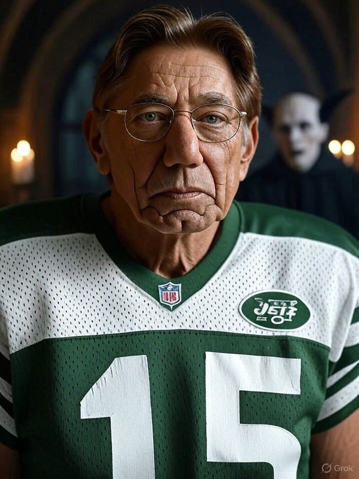 NyjMike's tweet image. Joe Namath really sold his soul to the Devil. Unbelievable