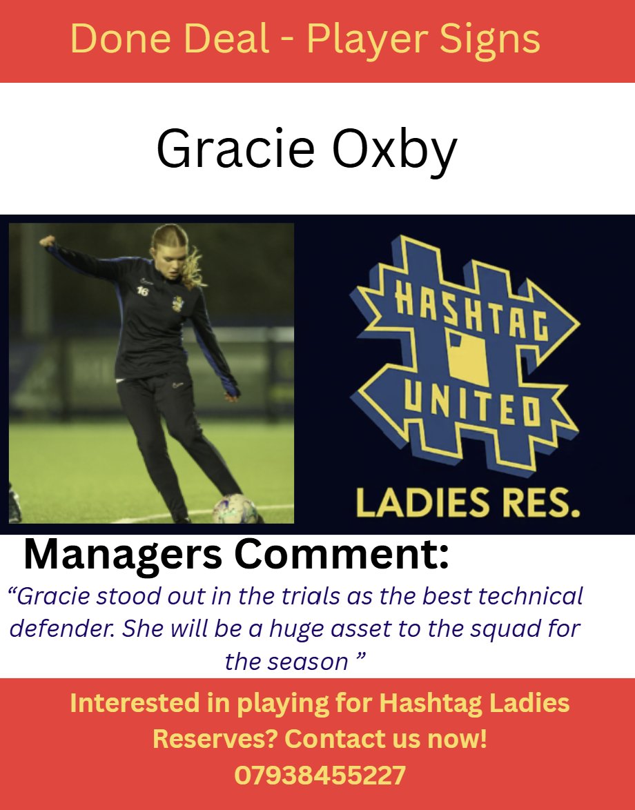 <a href="/hashtagutdwomen/">Hashtag United FC Women</a> 

A lefty :)